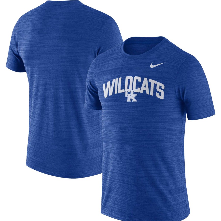 Men * | Lower Prices Men'S Nike Royal Kentucky Wildcats 2022 Game Day Sideline Velocity Performance T-Shirt