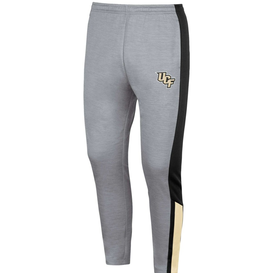 Men * | Best Sellers Men'S Colosseum Gray Ucf Knights Up Top Pants