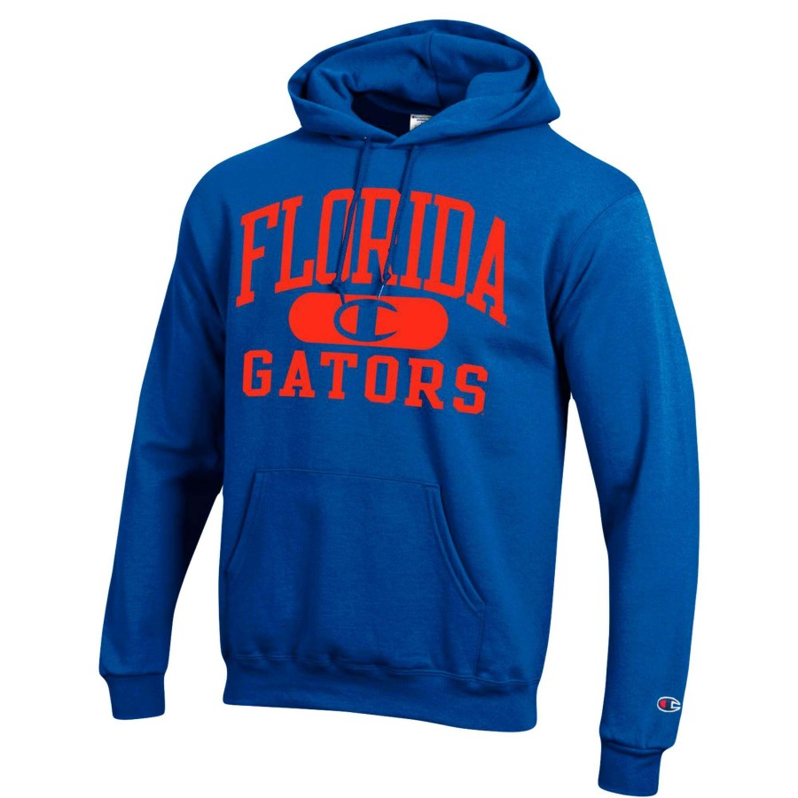 Men * | Clearance Sale Men'S Champion Royal Florida Gators Arch Pill Pullover Hoodie